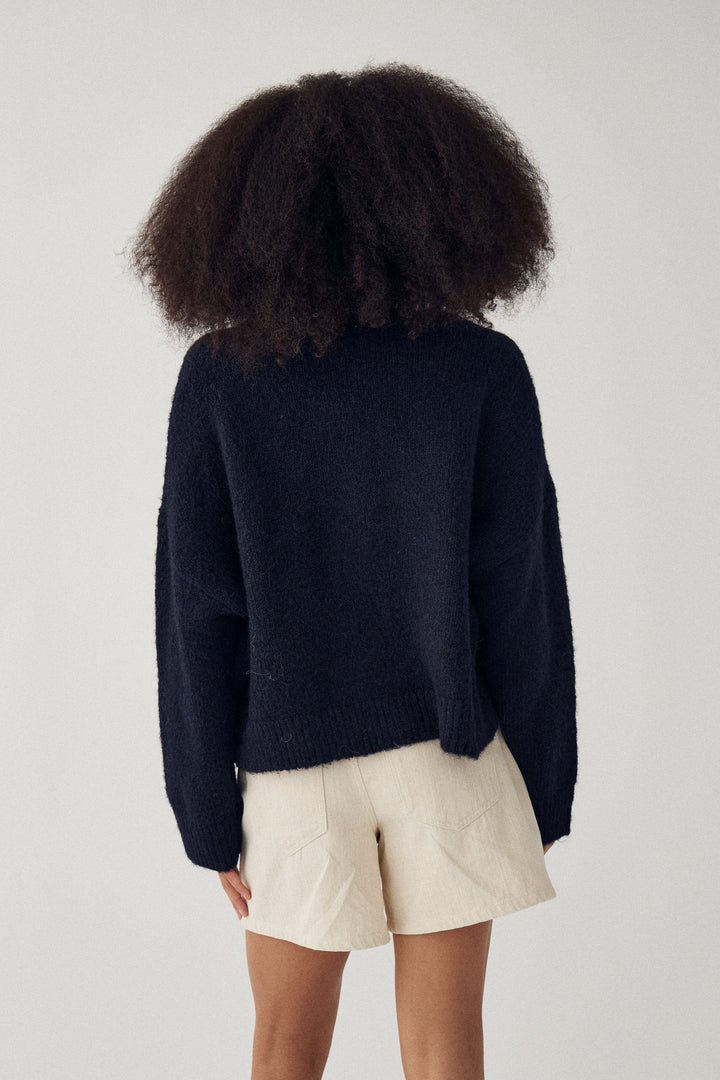 Noella - N-Laiana Knit Cardigan 16100001 - 007 - Navy Cardigans 
