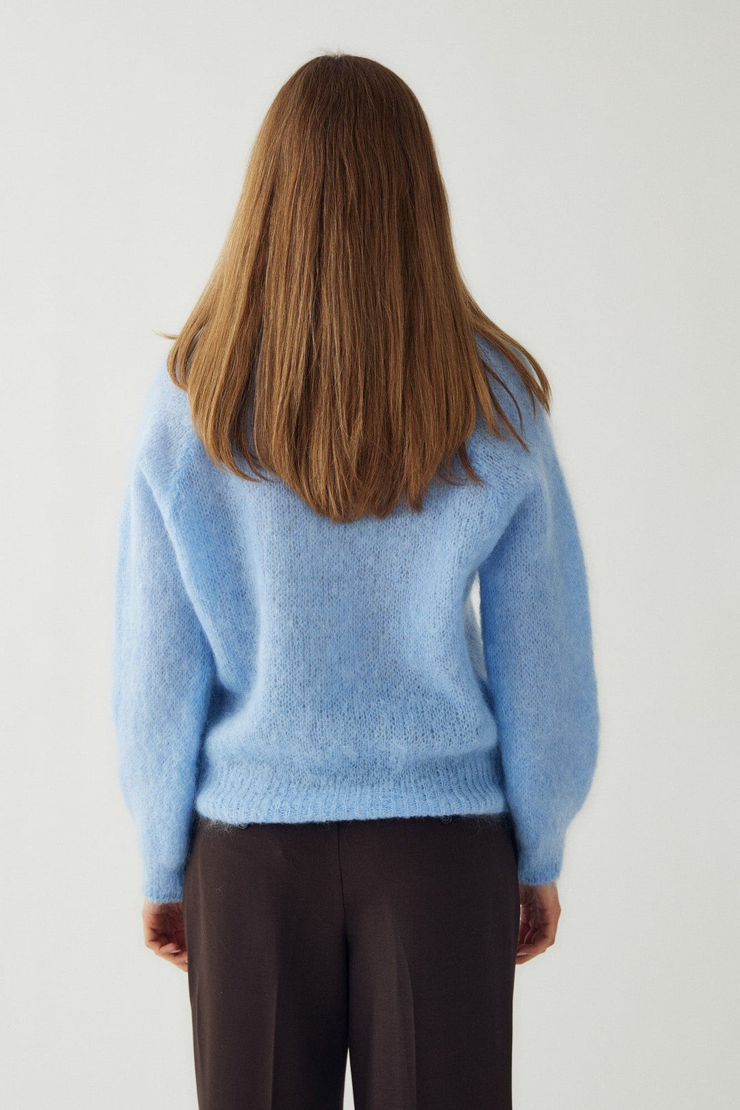 Noella - N-Latora Knit 15950002 - 016 - Light Blue Strikbluser 
