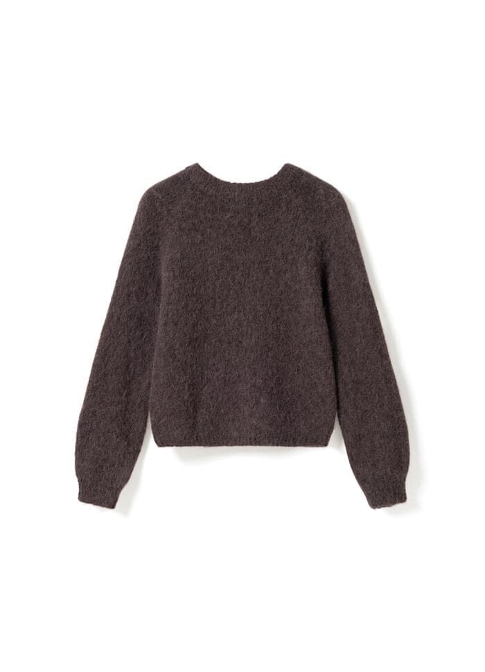 Noella - N-Latora Knit 15950002 - 674 - Chocolate Strikbluser 