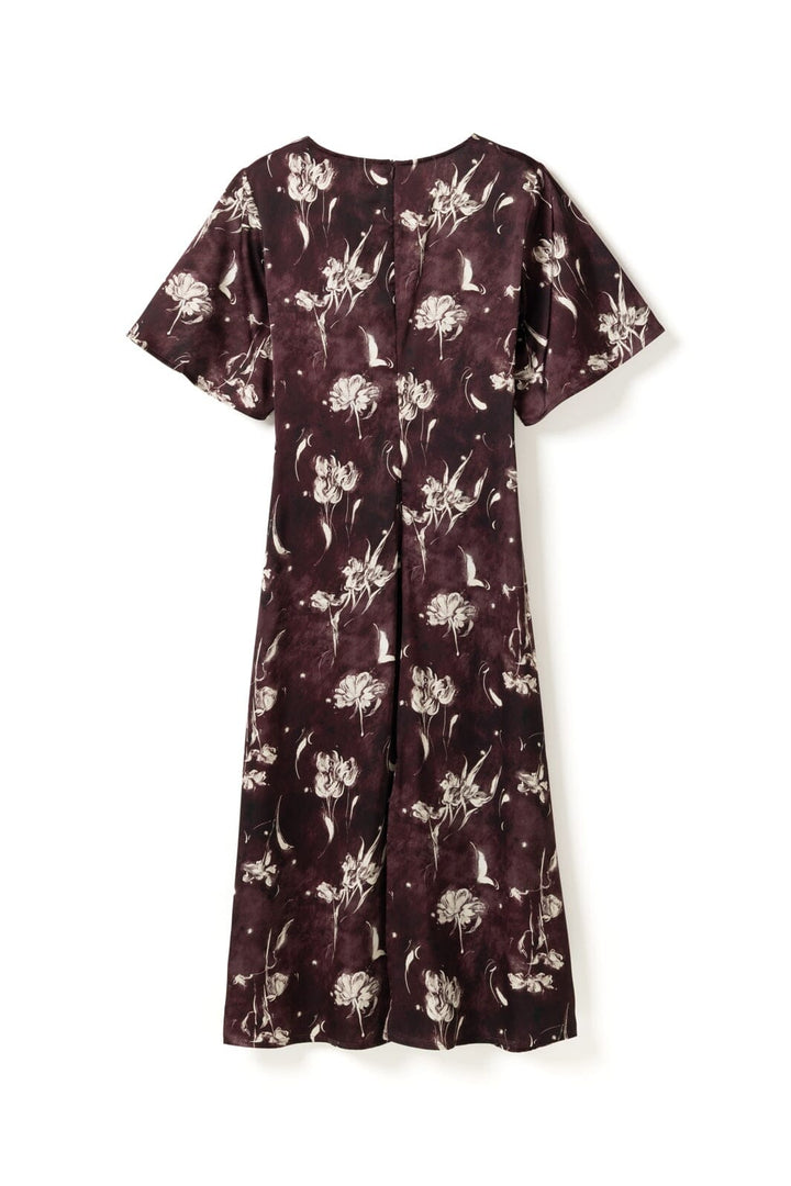 Noella - N-Lavina Dress 16380001 - 1501 - Dovie Burgundy Print