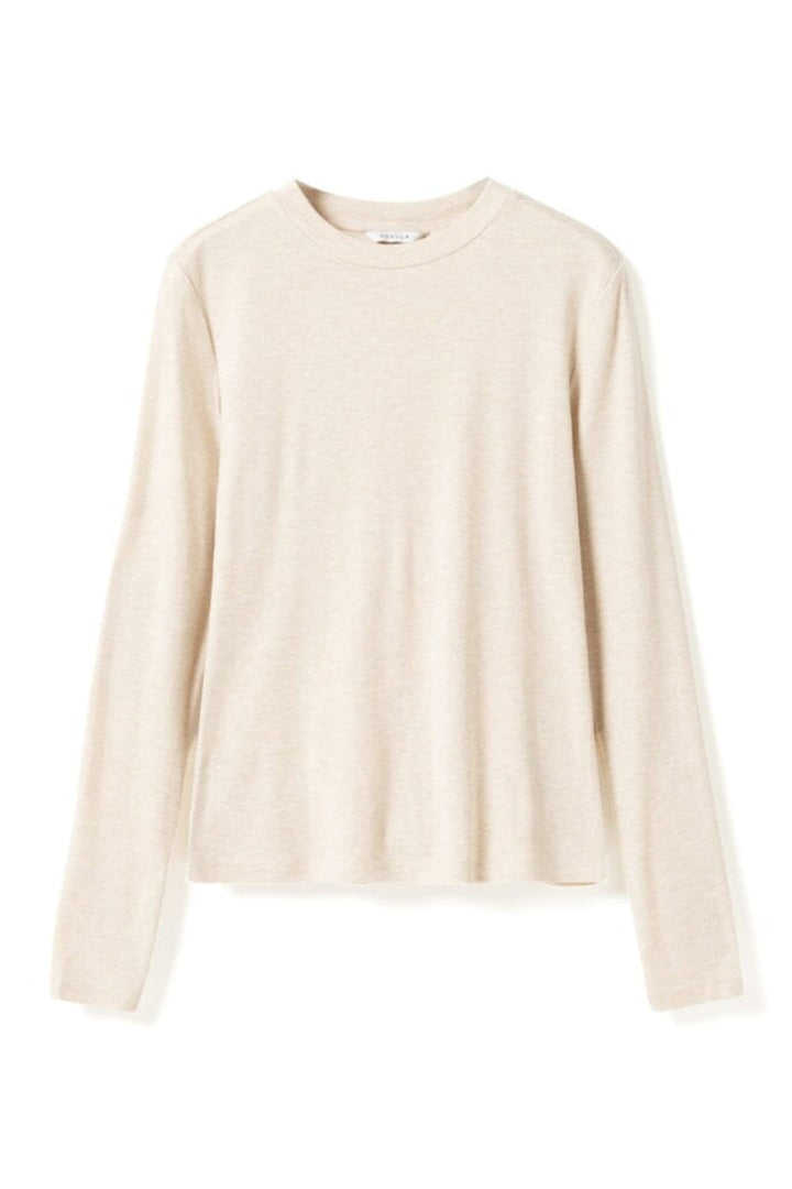 Noella - N-Lidie Ls Top 17000001 - 1236 - Oatmeal Melange