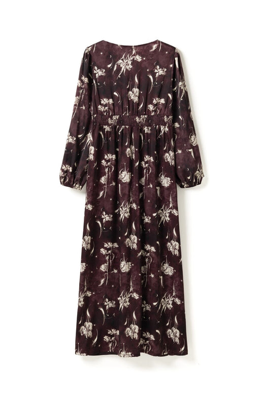 Noella - N-Lilith Maxi Dress 16380002 - 1501 - Dovie Burgundy Print