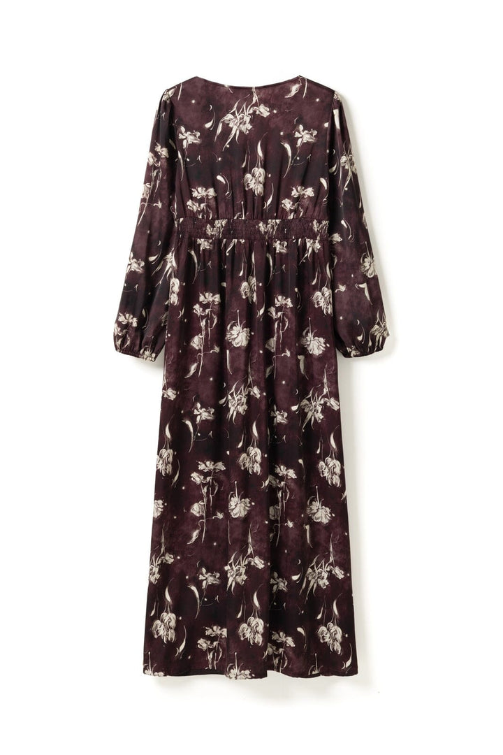 Noella - N-Lilith Maxi Dress 16380002 - 1501 - Dovie Burgundy Print