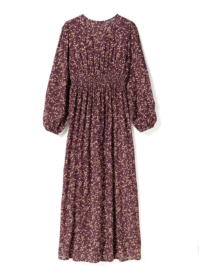 Noella - N-Lilith Maxi Dress 16430001 - 1518 - Donata Winetasting Print Kjoler 