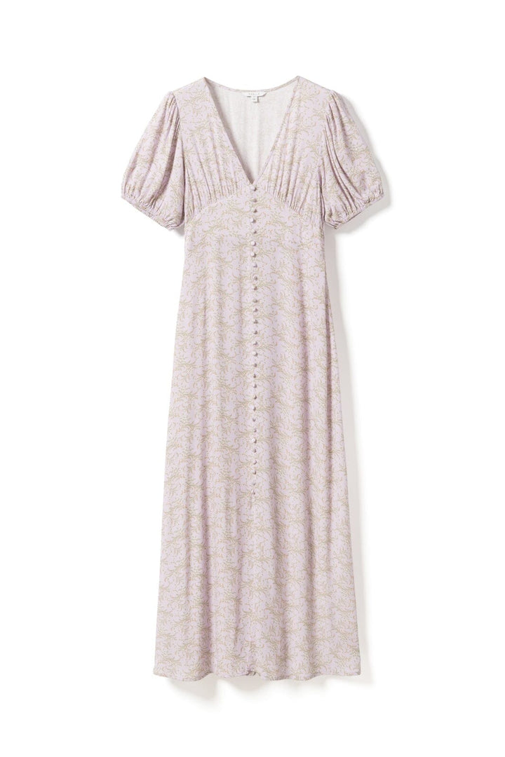 Noella - N-Lilith Ss Maxi Dress 15630001 - 1451 - Dolley Pink Print