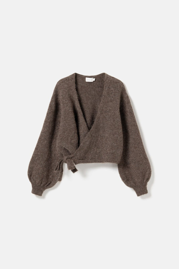 Noella - N-Maelee Knit Cardigan 16310001 - 1356 - Timber Brown Melange