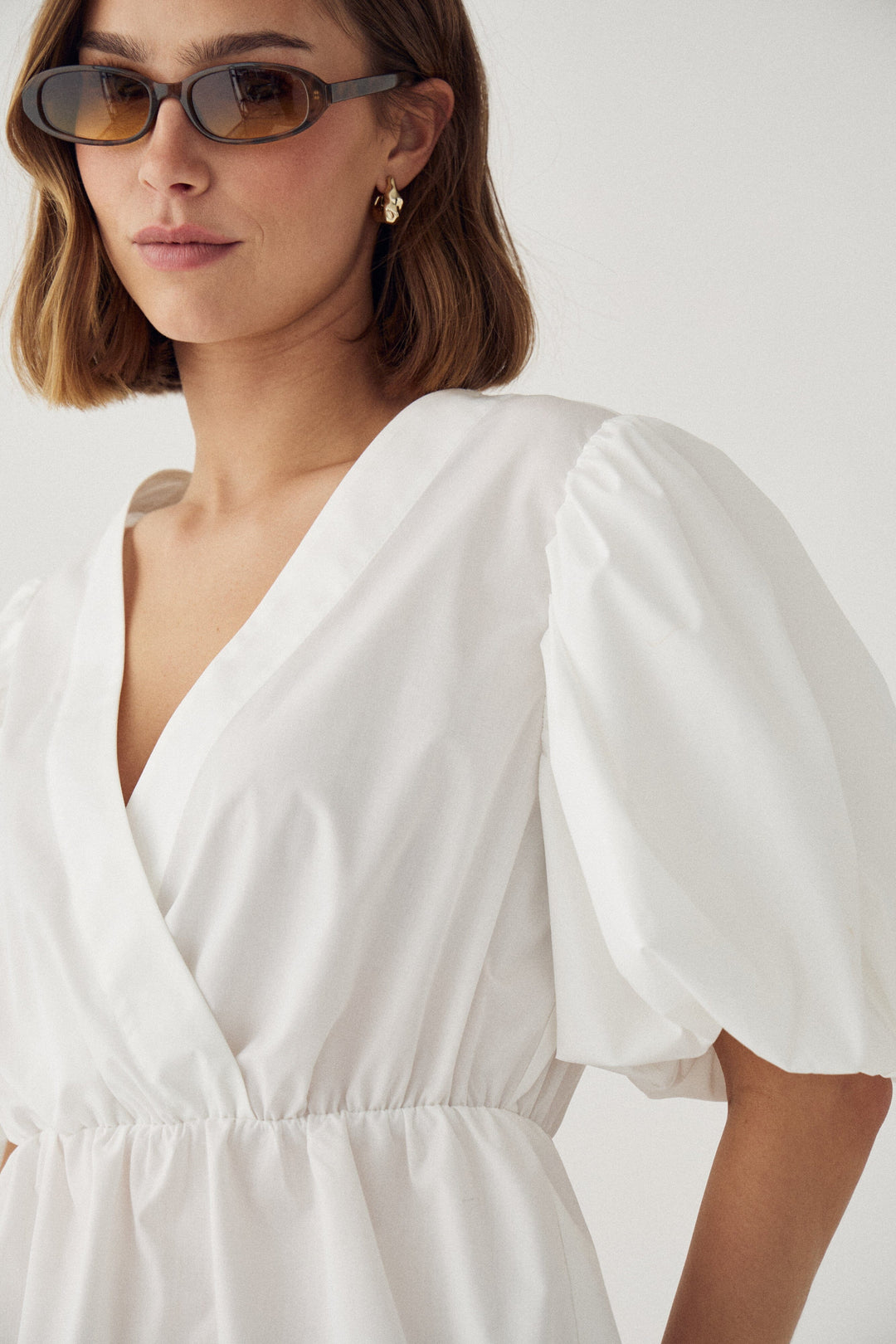 Noella - N-Magdalena Blouse 14540009 - 028 - White Bluser 