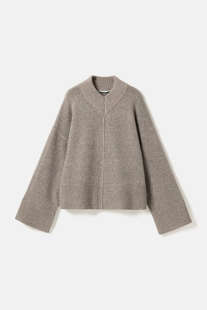 Noella - N-Maidie Knit 16090001 - 1481 - Dark Sand Melange