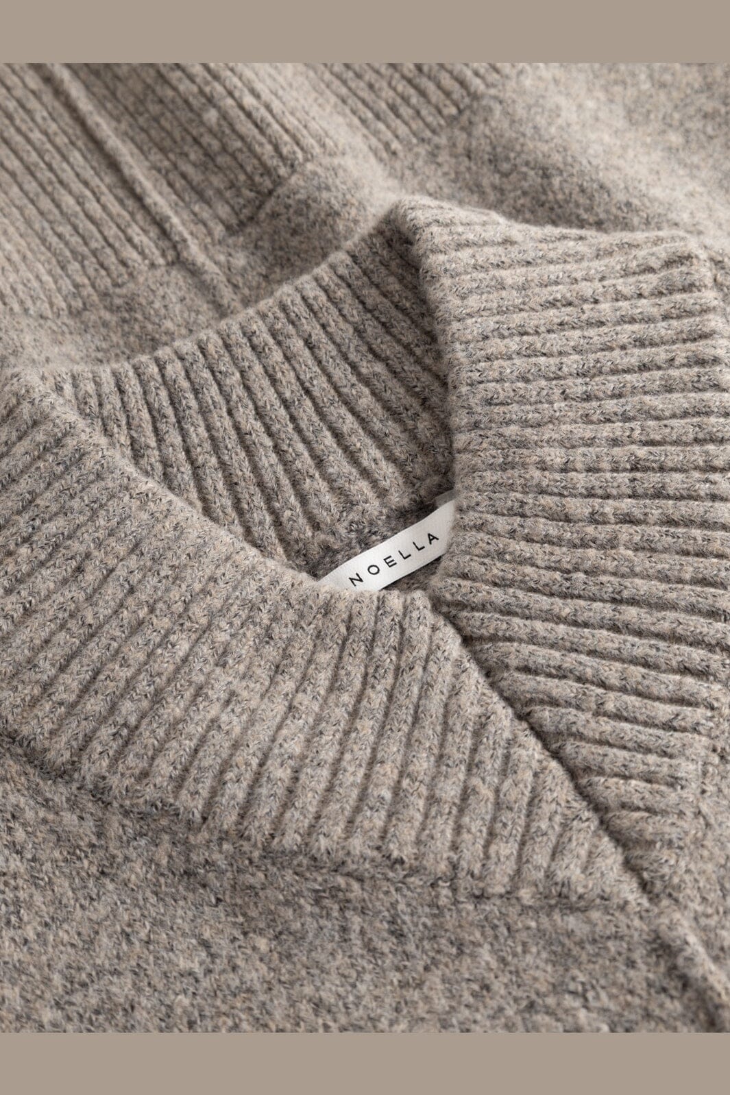 Noella - N-Maidie Knit 16090001 - 1481 - Dark Sand Melange