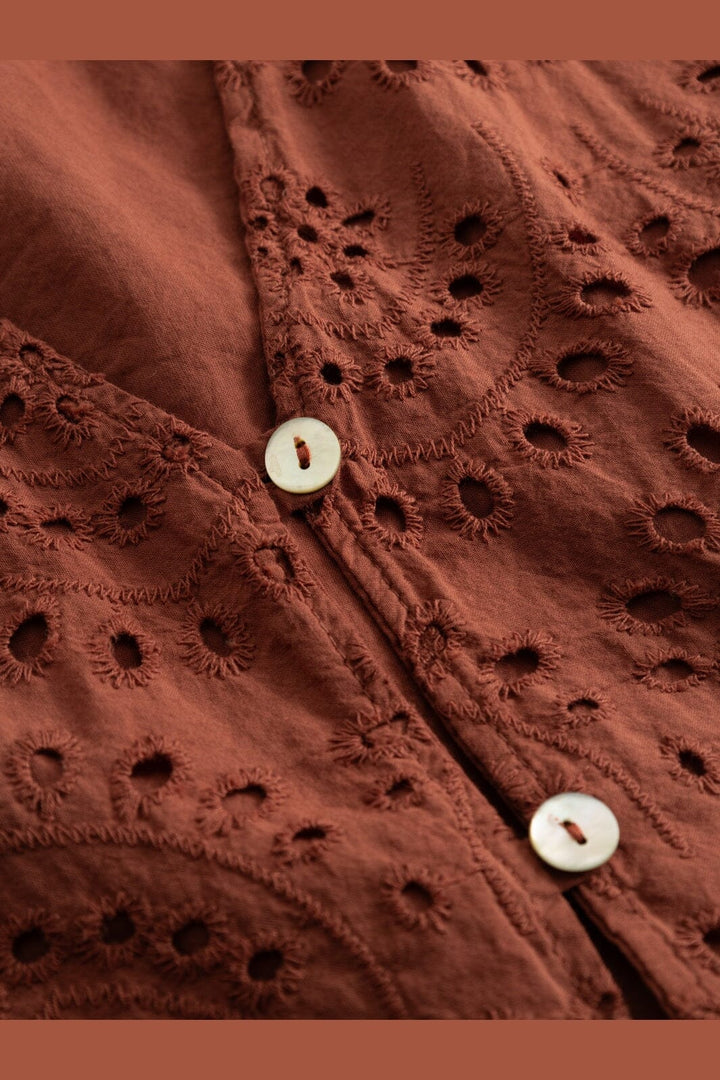 Noella - N-Maite Blouse 15760001 - 409 - Terracotta