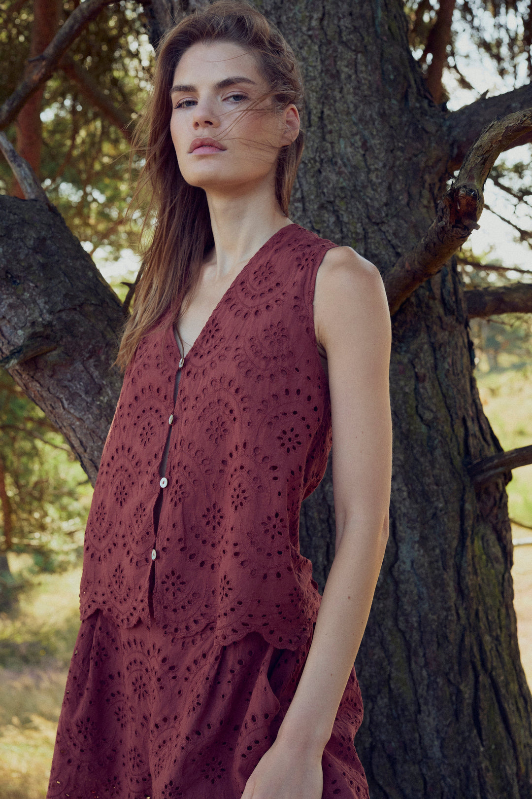 Noella - N-Maite Blouse 15760001 - 409 - Terracotta Bluser 