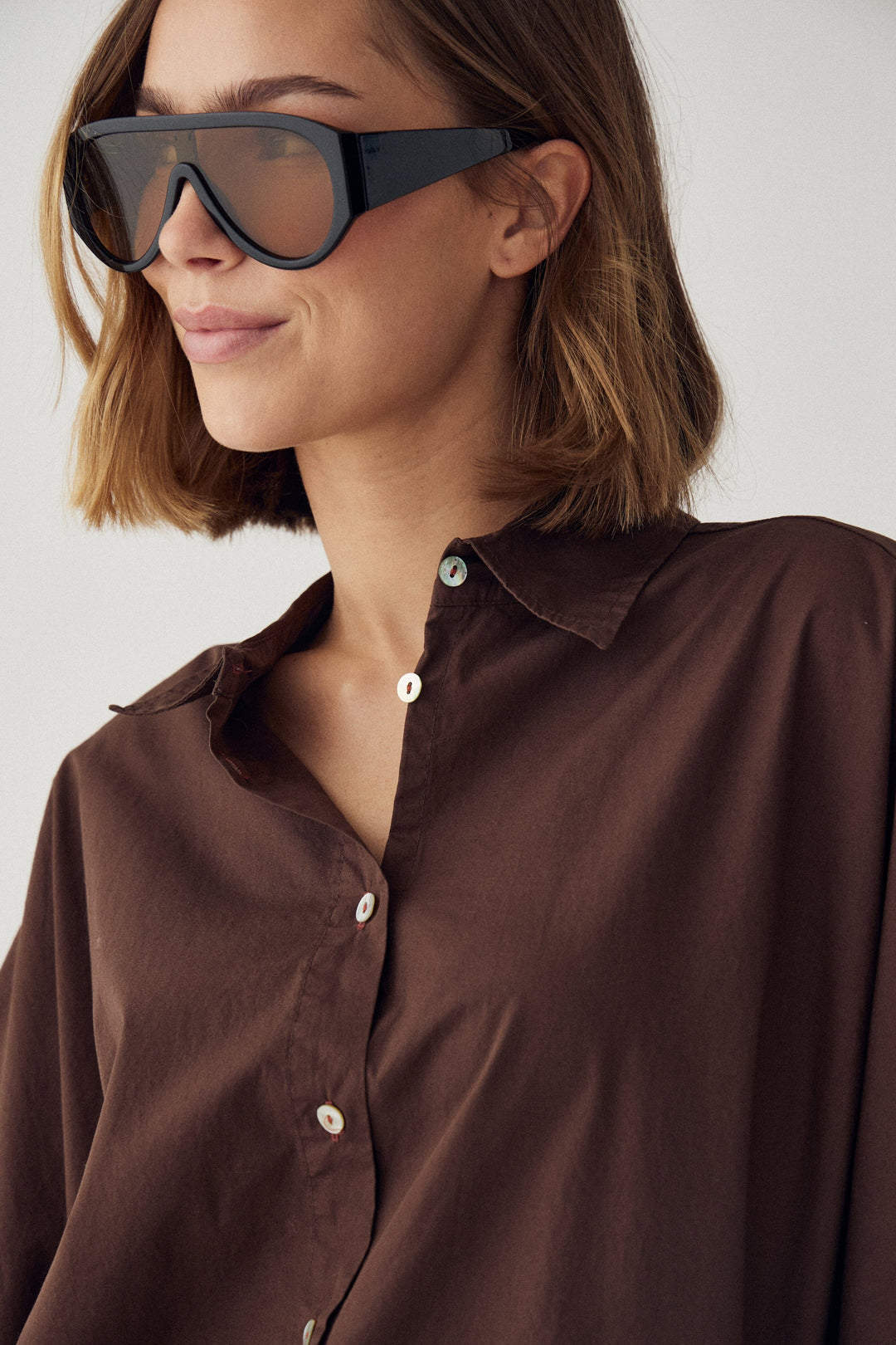 Noella - N-Maizie Shirt 15750002 - 674 - Chocolate Skjorter 