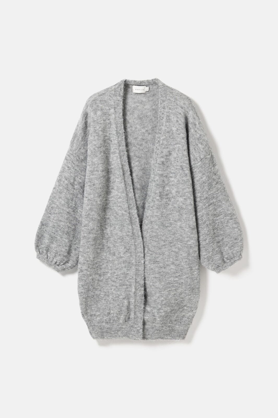 Noella - N-Maricela Knit Cardigan 16310002 - 1495 - Medium Grey Melange