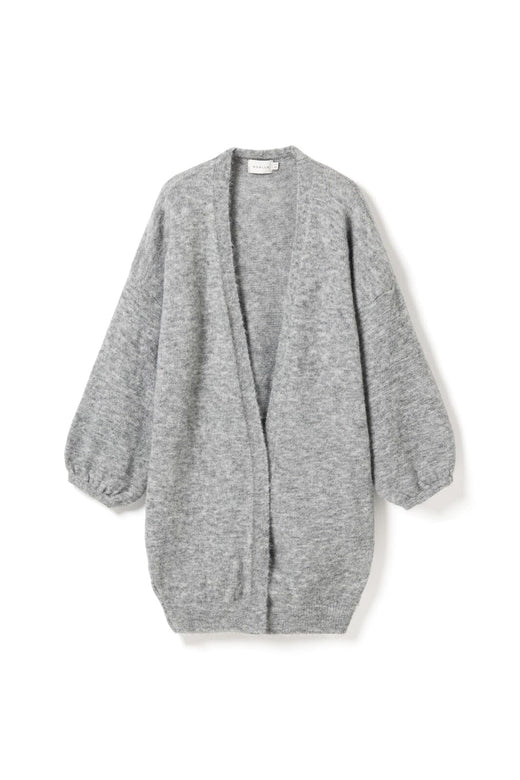 Noella - N-Maricela Knit Cardigan 16310002 - 1495 - Medium Grey Melange