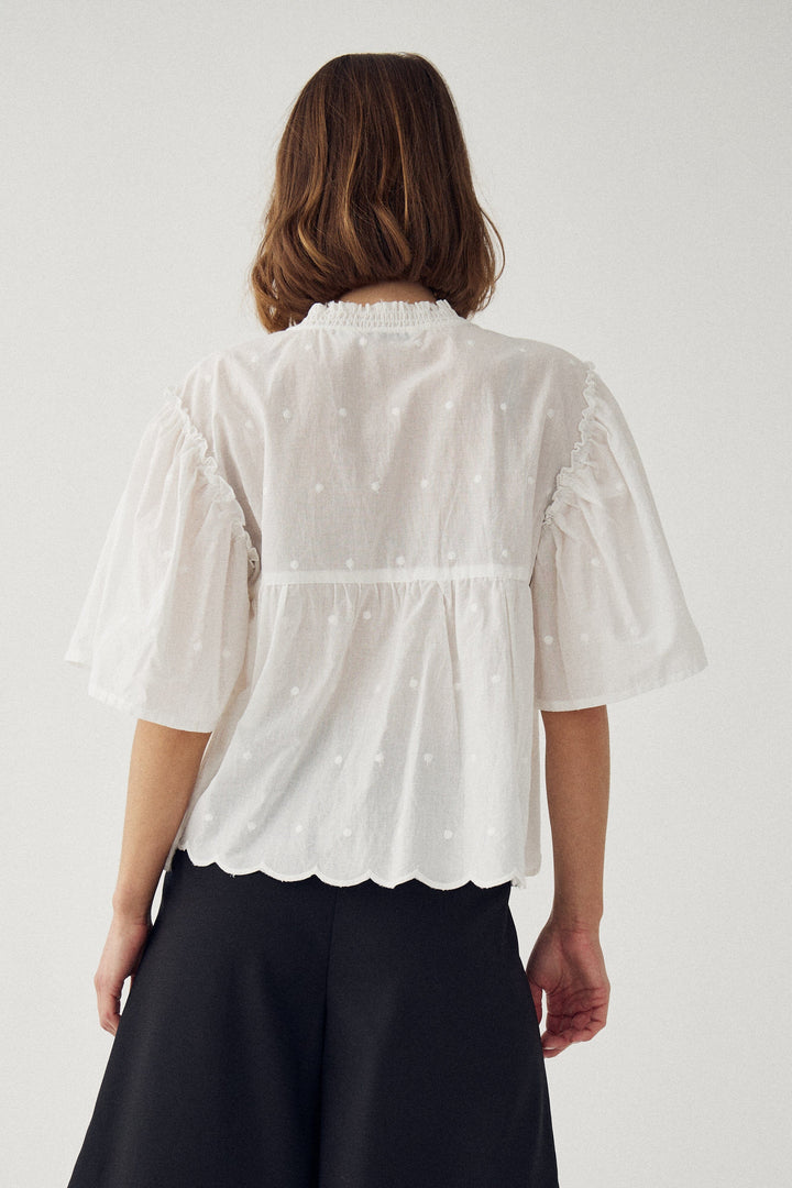 Noella - N-Marielle Blouse 15780001 - 028 - White Bluser 