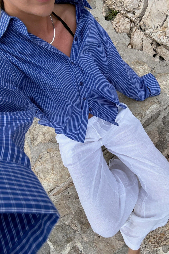 Noella - N-Marlon C Shirt 15590002 - 1458 - Davy Blue Check Skjorter 