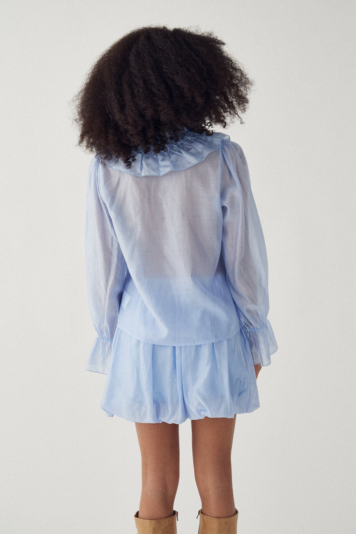 Noella - N-Mars Skirt 14450003 - 975 - Air Blue Nederdele 