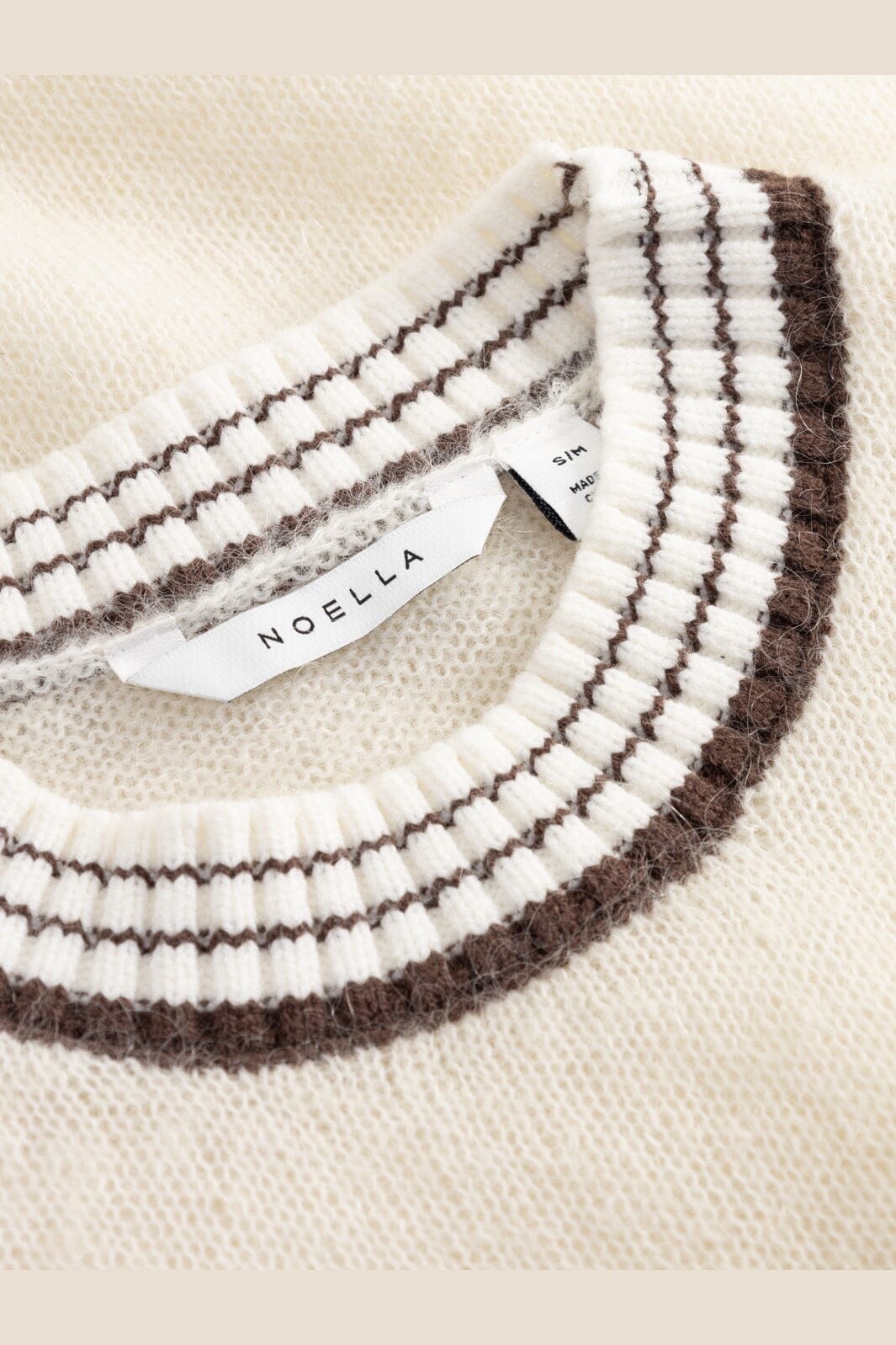 Noella - N-Marthy Knit 16400001 - 1502 - Ivory Brown