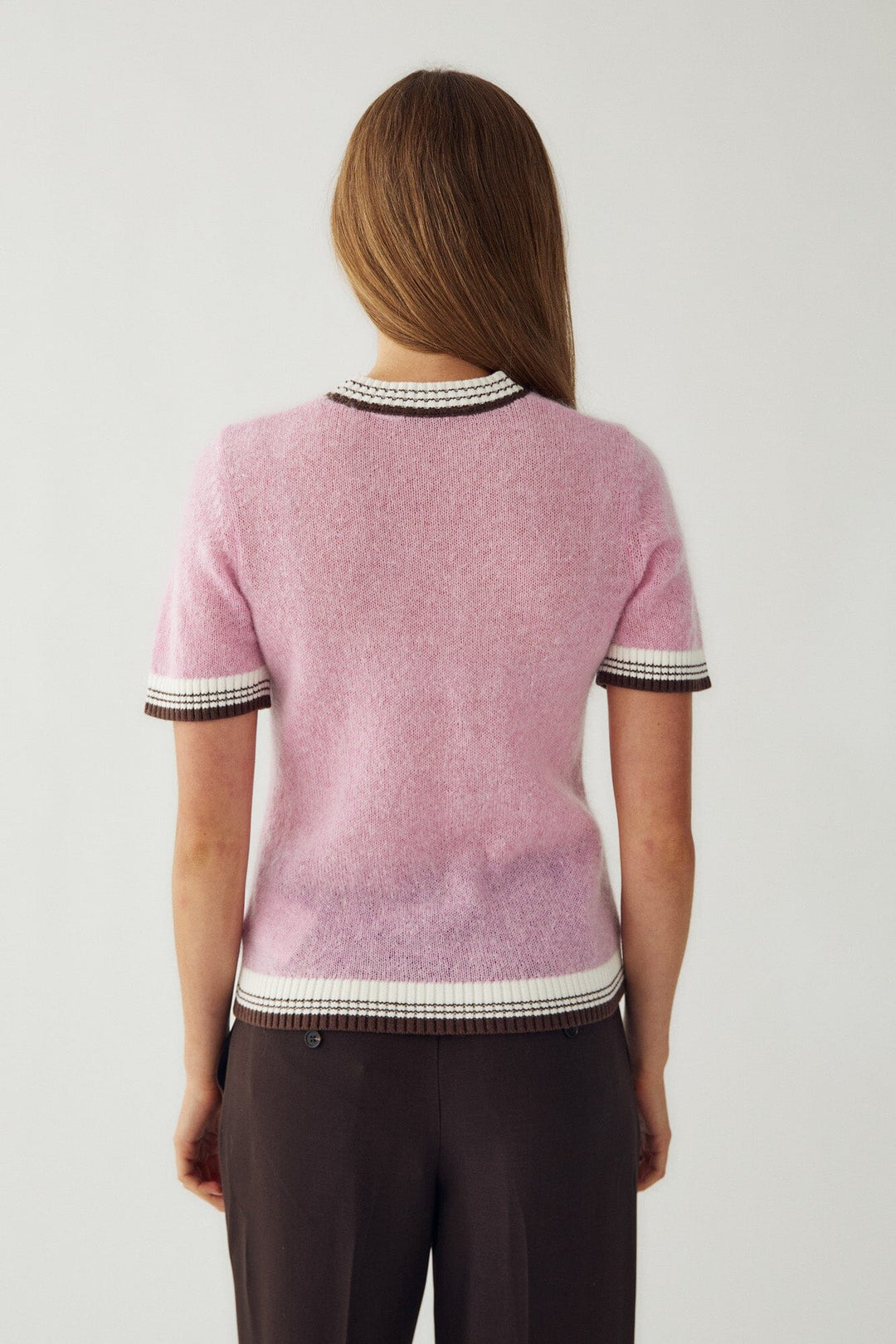 Noella - N-Marthy Knit 16400001 - 1503 - Blush Brown Strikbluser 