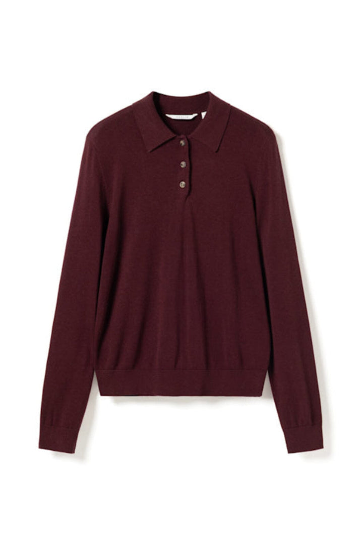 Noella - N-Maxine Knit 14990001 - 150 - Burgundy Strikbluser 