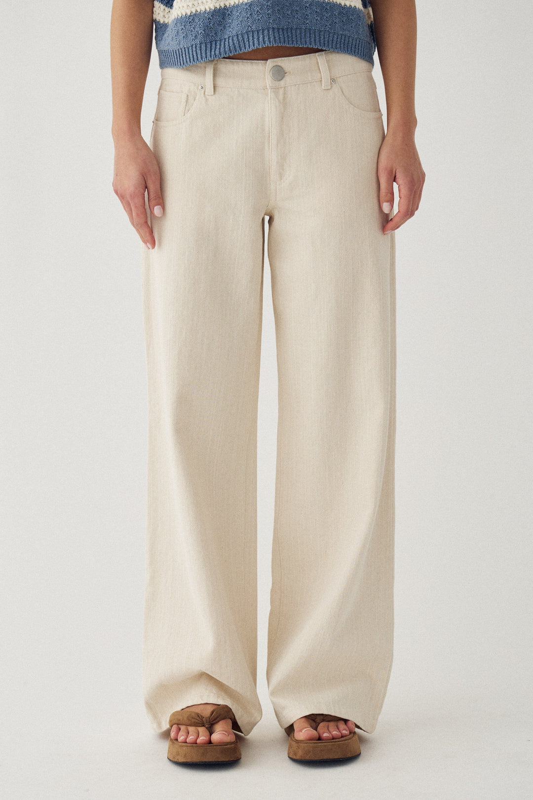 Noella - N-Melo Jeans 15580003 - 974 - Ivory Jeans 
