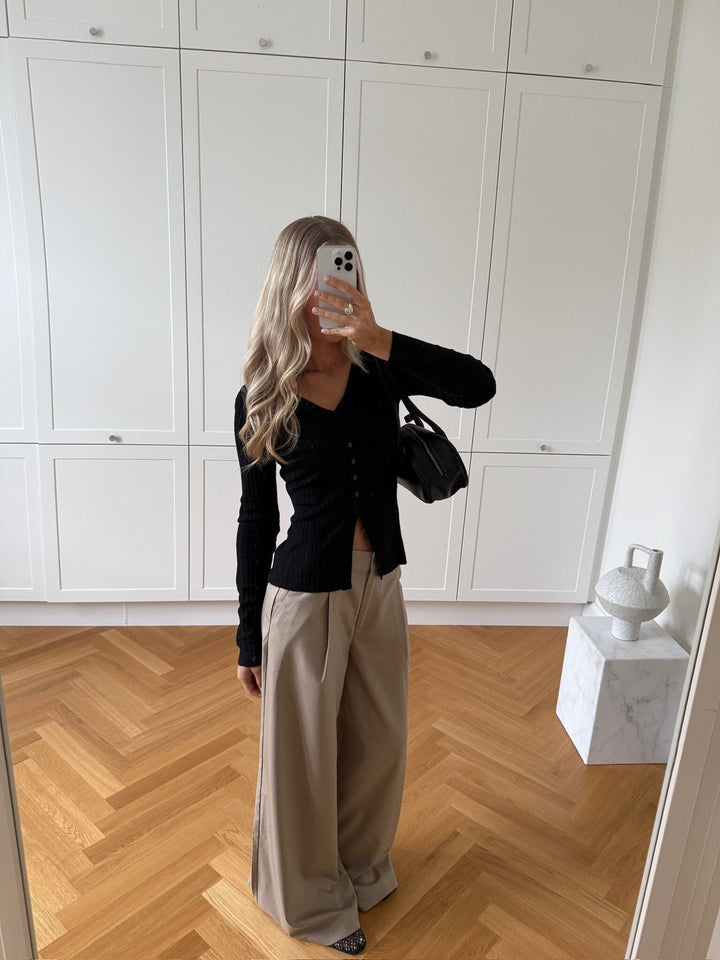 Noella - N-Melvie Top 16520001 - 004 - Black Bluser 