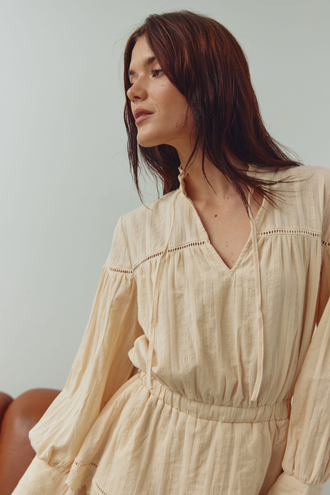 Noella - N-Meredith Dress 15320001 - 974 - Ivory Kjoler 