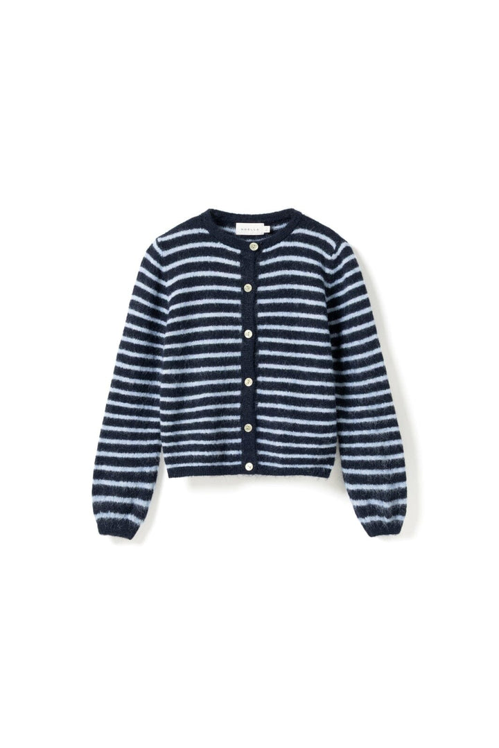 Noella - N-Mertice Knit Cardigan 16570002 - 117 - Blue Stripe