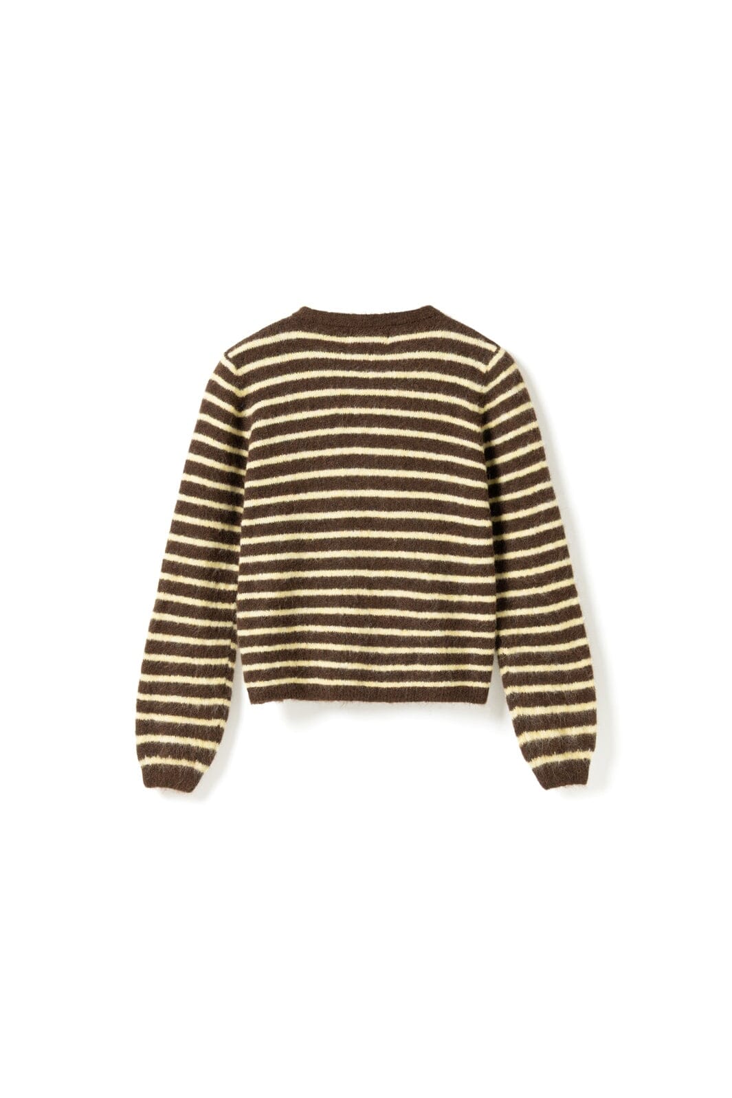 Noella - N-Mertice Knit Cardigan 16570002 - 1536 - Brown Yellow Stripe