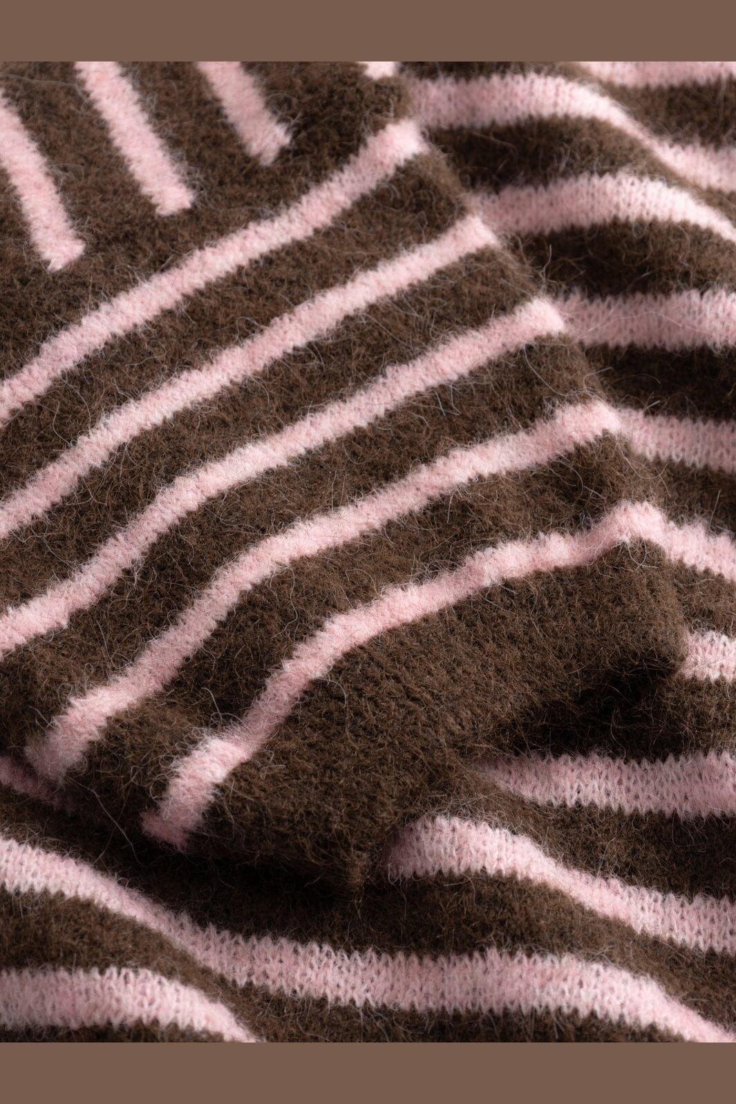 Noella - N-Monikah Ss Knit 16570003 - 1537 - Brown Rose Stripe
