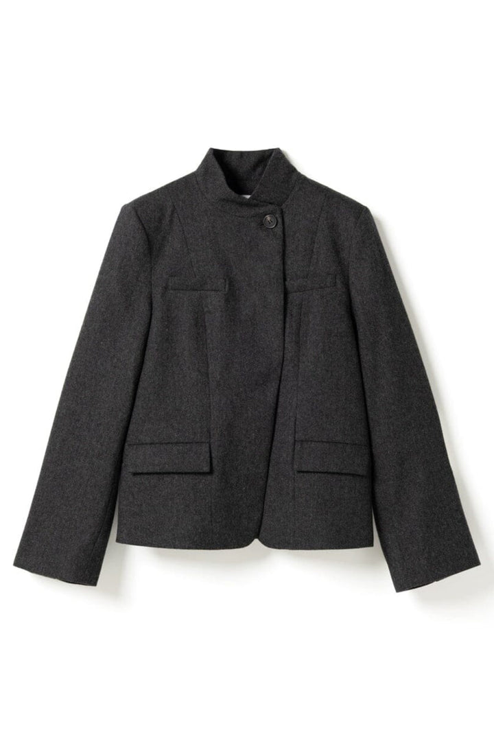 Noella - N-Monique Blazer 16390001 - 019 - Dark Grey Melange