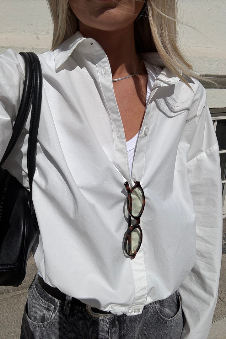 Noella - N-Nila Shirt 17090002 - 028 - White Skjorter 