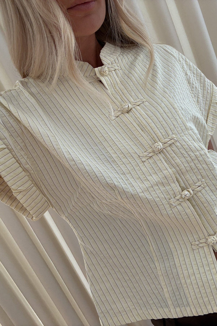Noella - N-Norma Blouse 17100002 - 1543 - Etta Butter Stripe Bluser 