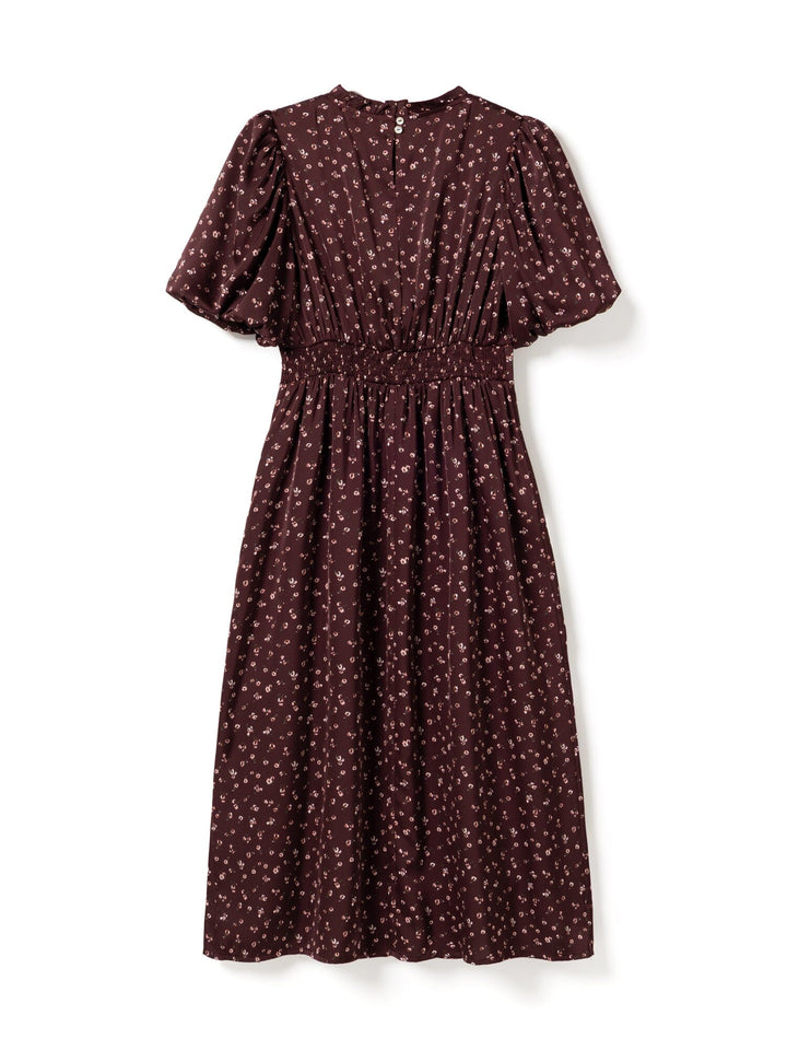 Noella - N-Ruth Dress 15900001 - 1472 - Dwyn Burgundy Print Kjoler 