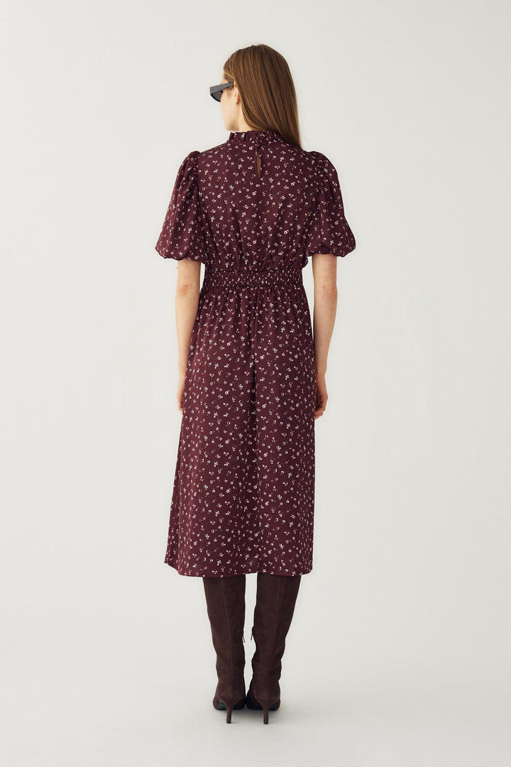 Noella - N-Ruth Dress 15900001 - 1472 - Dwyn Burgundy Print Kjoler 