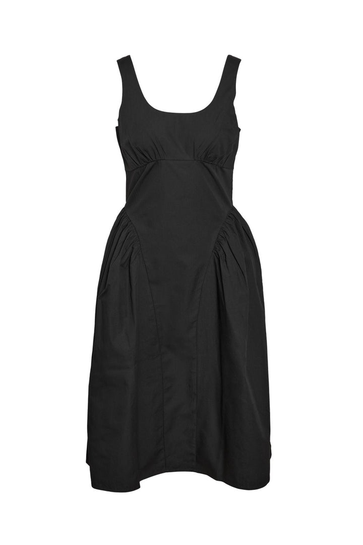 Noisy May - Nmasta Strap Midi Dress Fwd - 4980118 Black