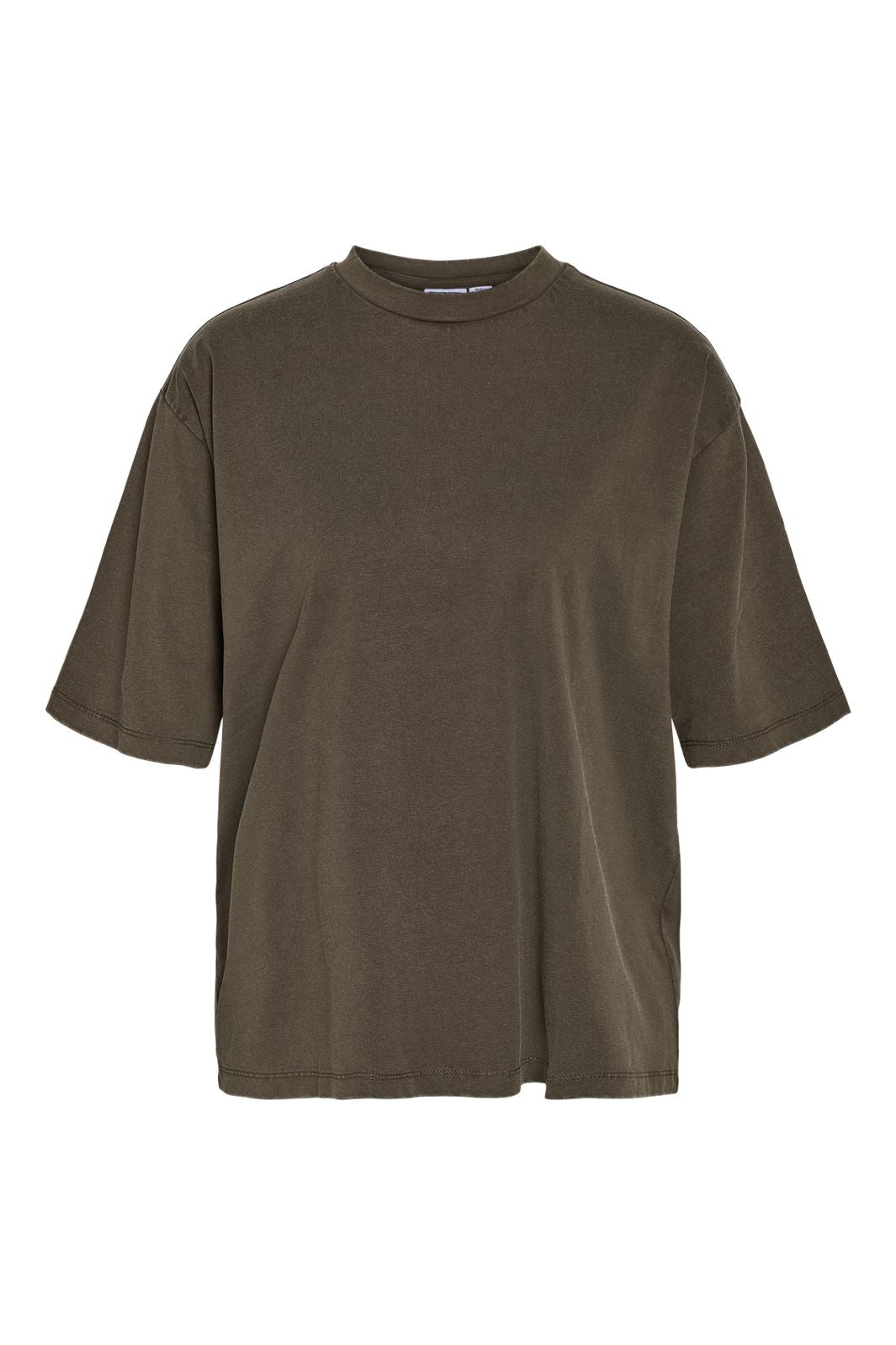 Noisy May - Nmkarla S/S Washed T-Shirt - 5012107 Chocolate Brown Washed