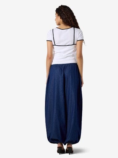 Noisy May - Nmkerry S/S Double Layer Top Tnt/14 - 5175287 Bright White Black T-shirts 