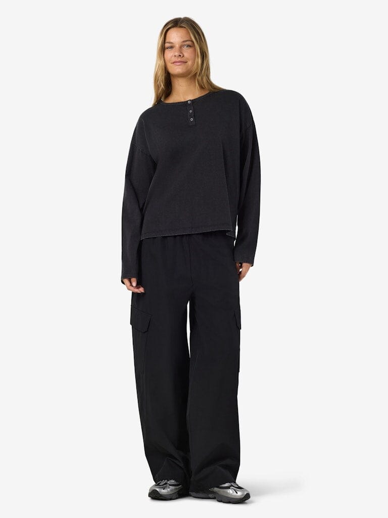 Noisy May - Nmkirby Barrel Pants - 5049488 Black Bukser 