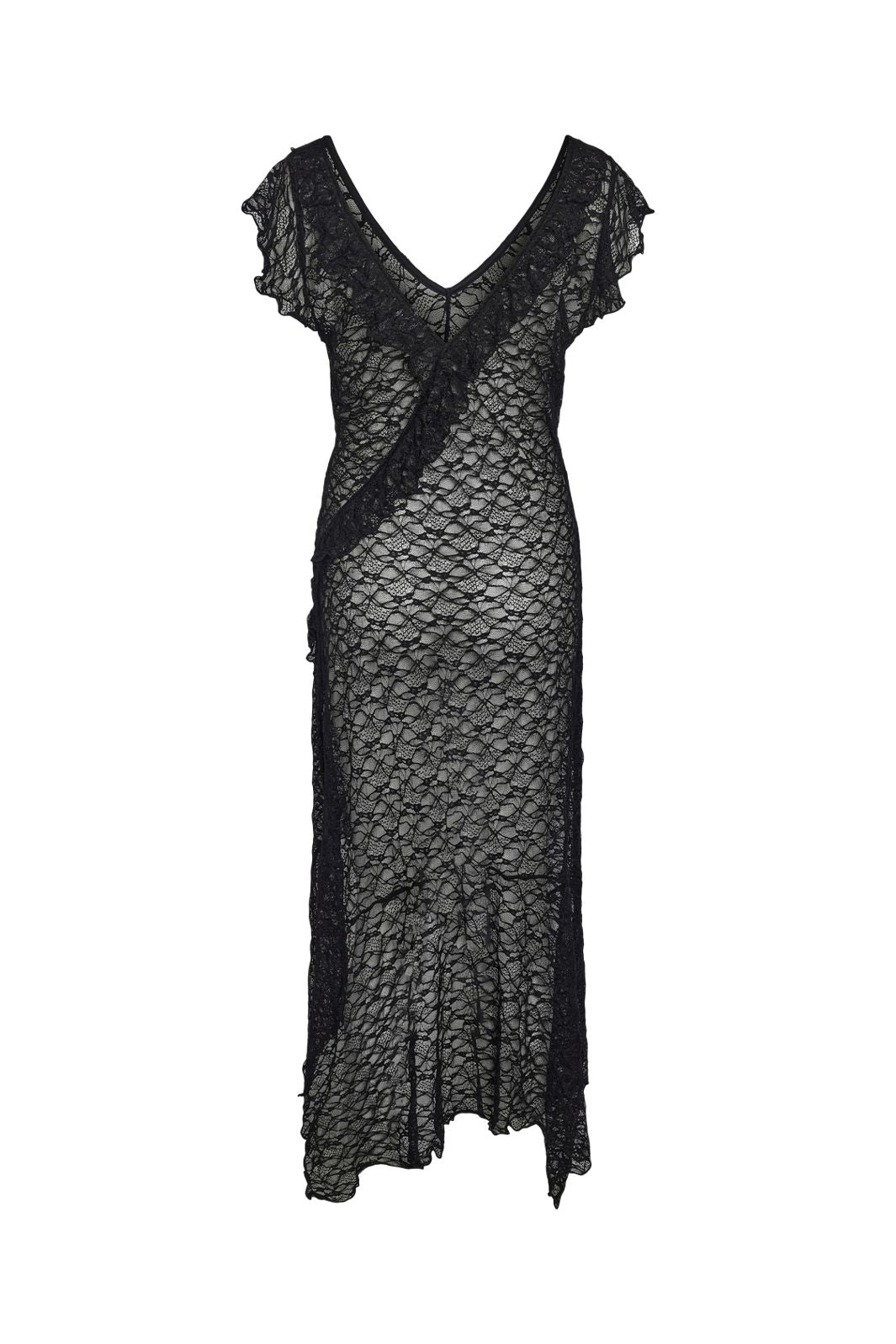 Noisy May - Nmlacey C/S Maxi Dress - 4845489 Black