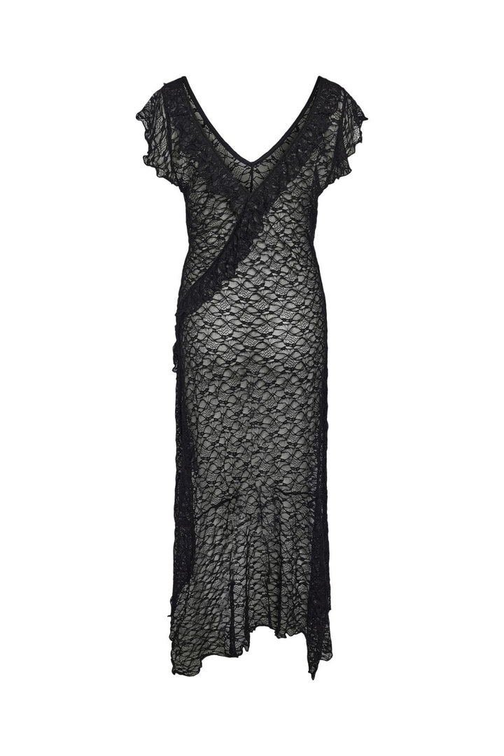Noisy May - Nmlacey C/S Maxi Dress - 4845489 Black
