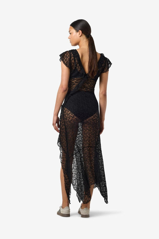 Noisy May - Nmlacey C/S Maxi Dress - 4845489 Black