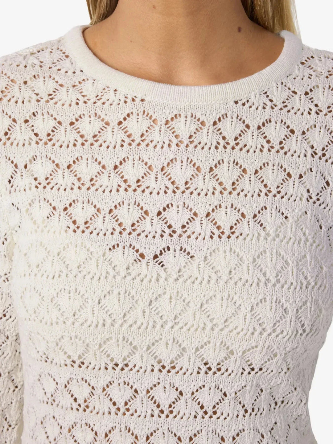 Noisy May - Nmlaika L/S Flared Sleeve Knit Dress Fwd - 4946474 Birch Kjoler 