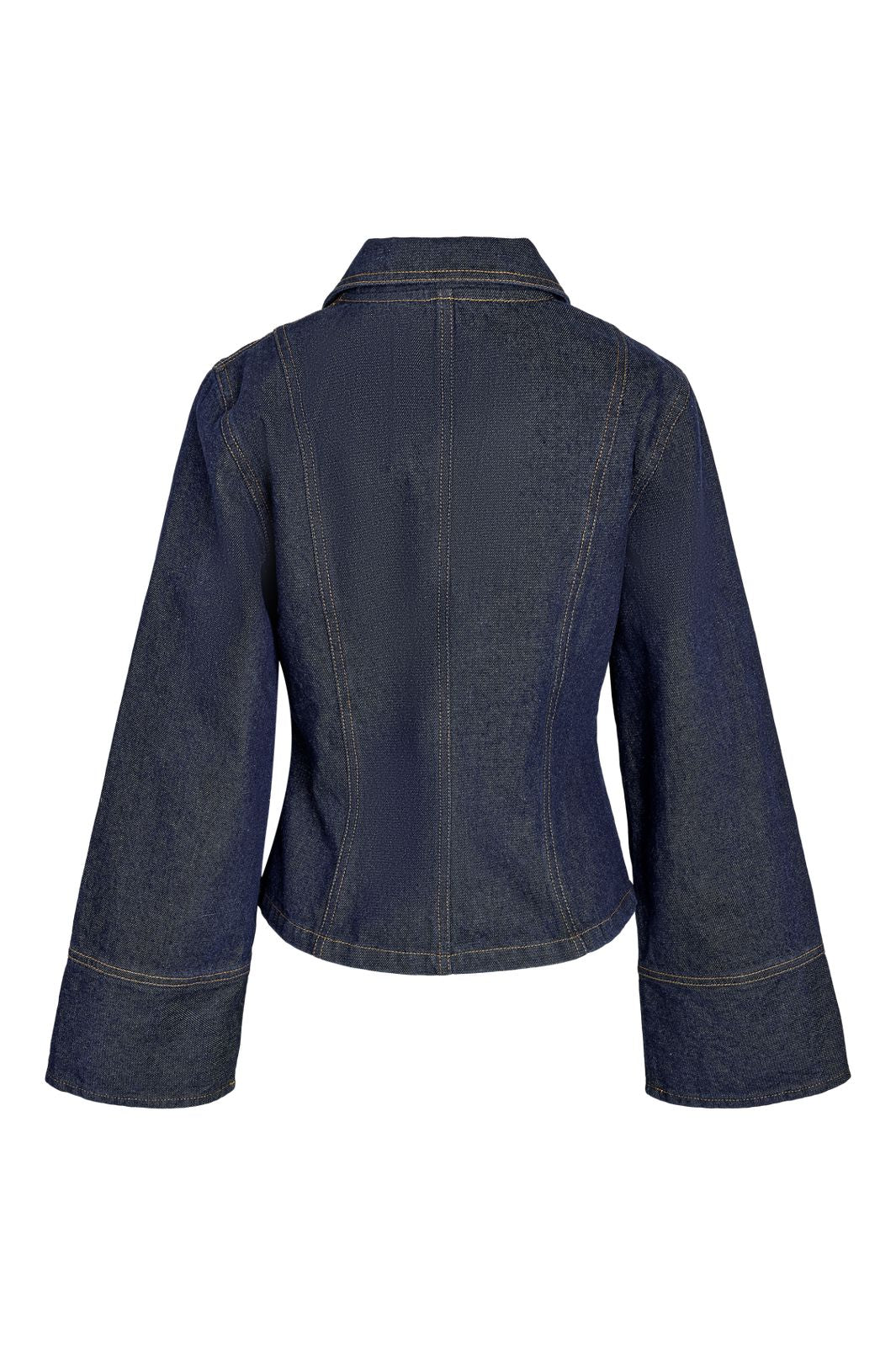 Noisy May - Nmlark L/S V-Neck Zipper Jacket Tnt/17 - 5201932 Dark Blue Denim
