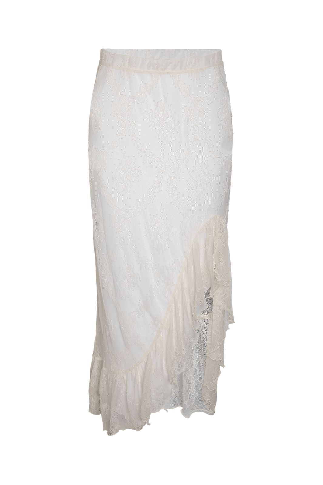 Noisy May - Nmlucia Nw Long Skirt - 4980144 Cloud Dancer