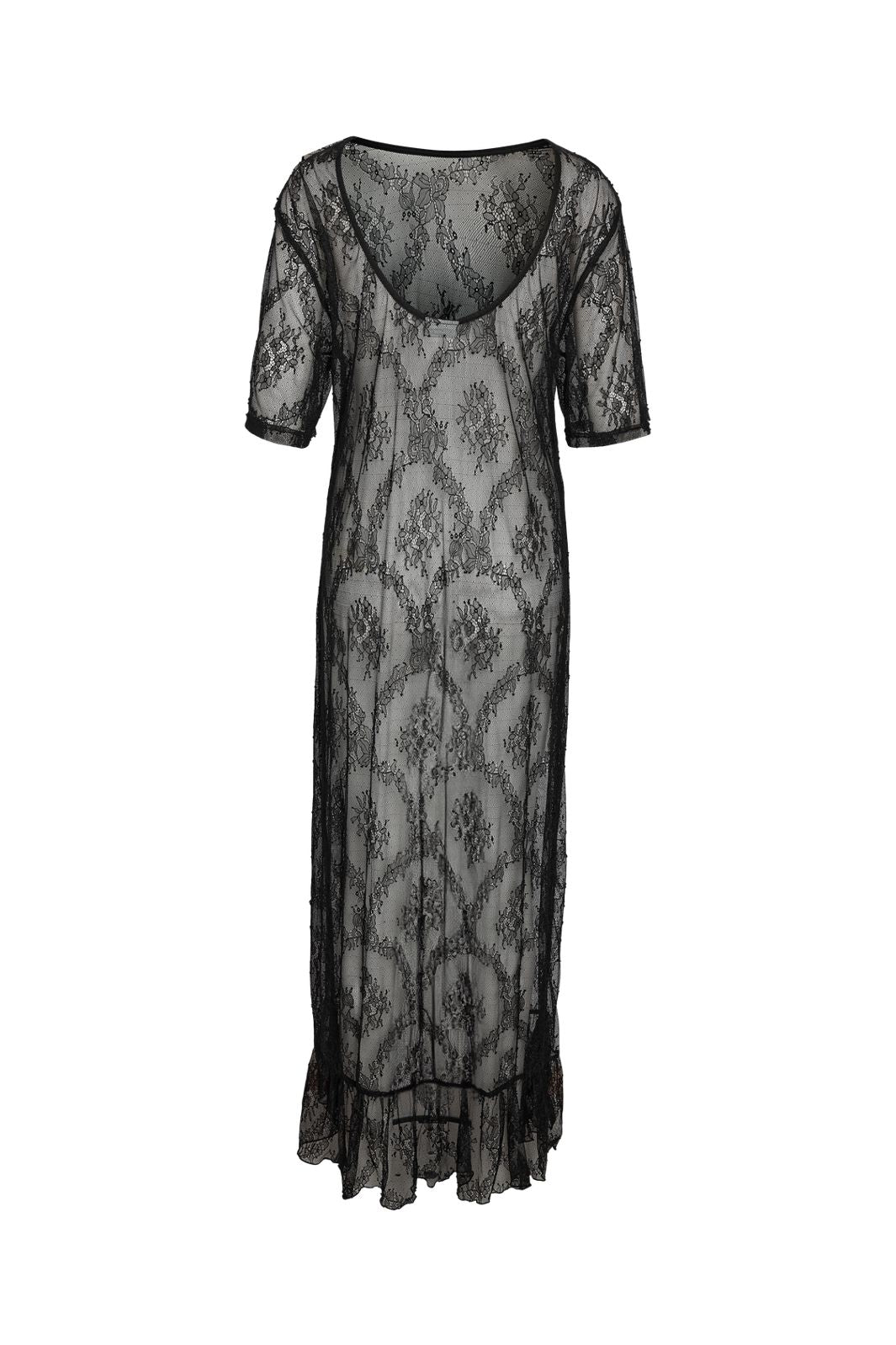 Noisy May - Nmlucia S/S Long Dress - 4980146 Black