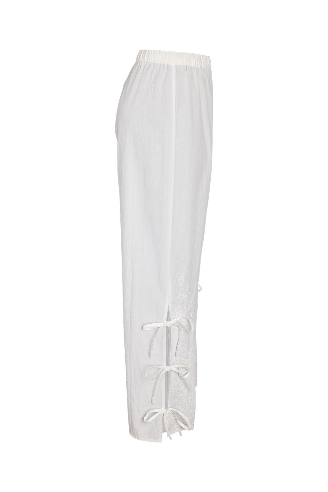 Noisy May - Nmmae Tie Pants - 5010920 Cloud Dancer