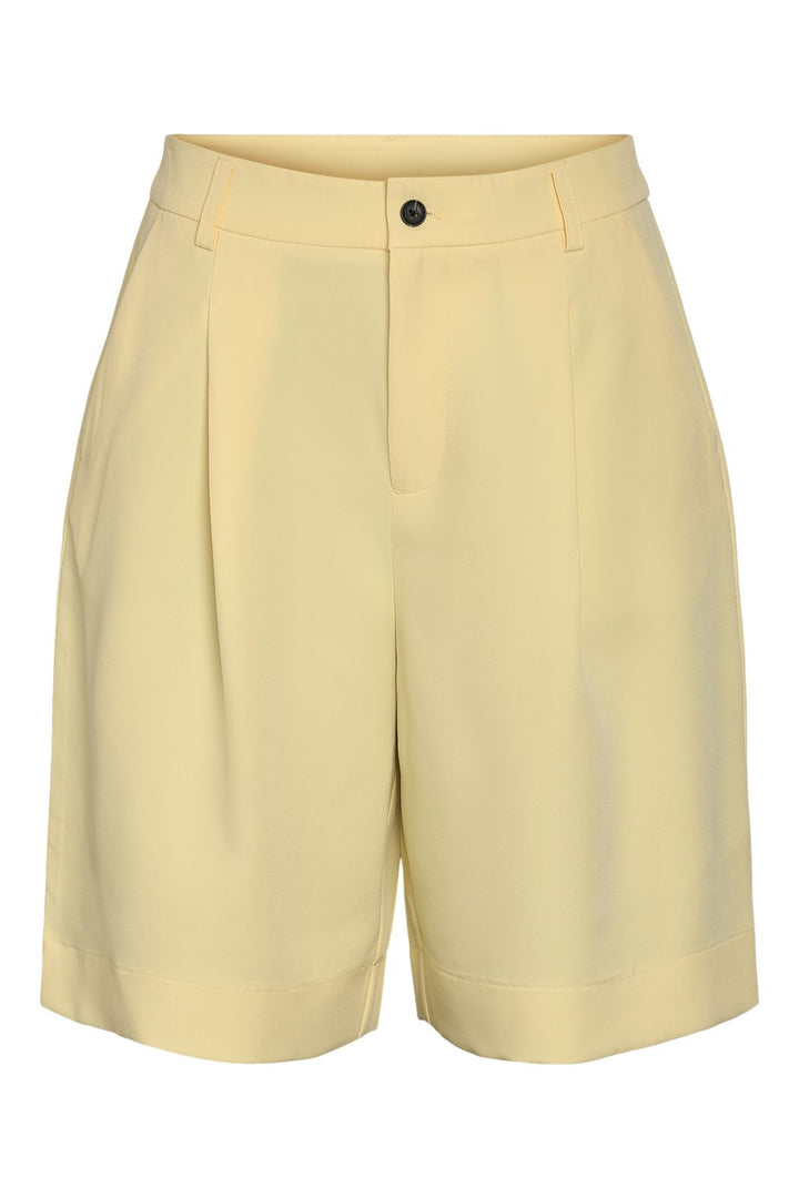 Noisy May - Nmmaile H/W Bermuda Shorts Fwd - 4980152 French Vanilla