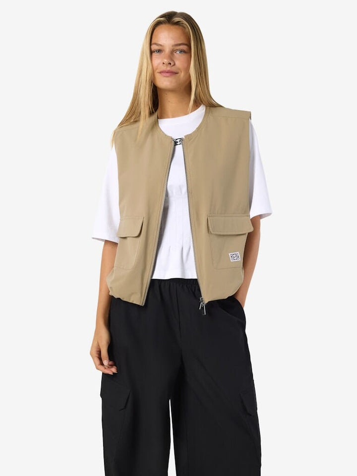 Noisy May - Nmmaja S/L Waistcoat - 4946767 Chinchilla Veste 