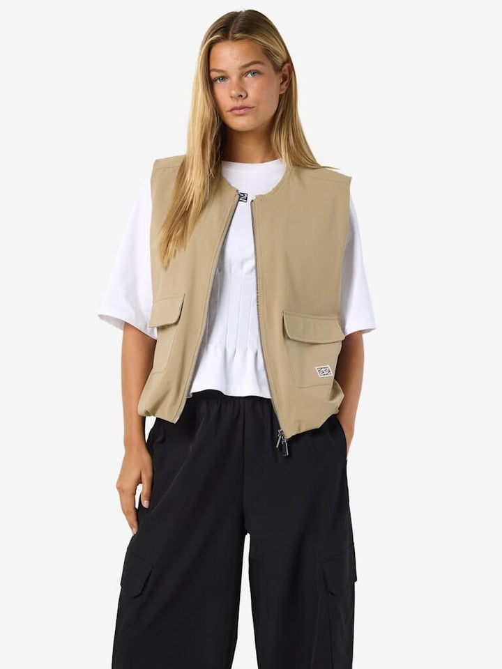 Noisy May - Nmmaja S/L Waistcoat - 4946767 Chinchilla Veste 